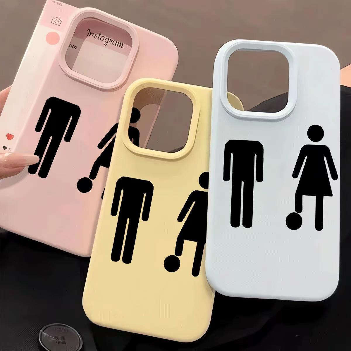 Phone Cases Websites - Komik Kişilik Soyut Sevimli Mini Küçük