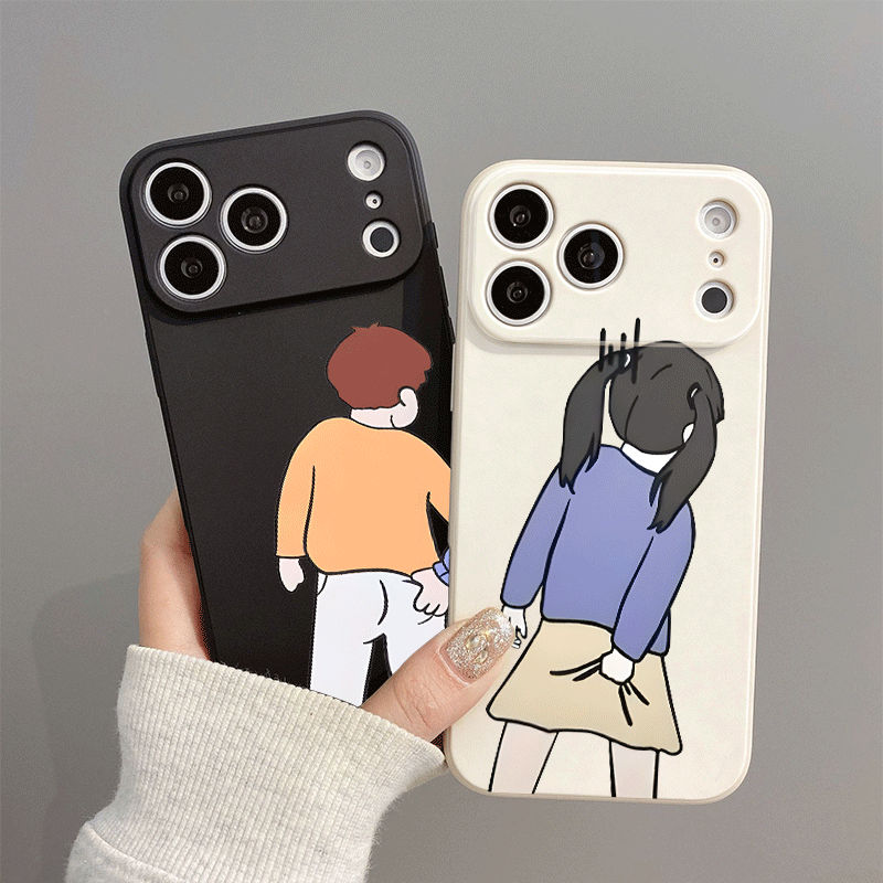 Phone Cases Xr Boys - Komik Sevimli Erkek ve Kız Çift