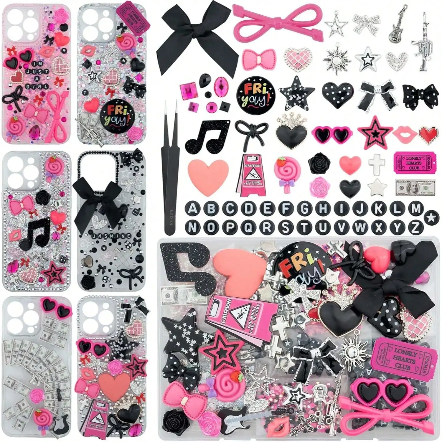 Phone Cases Junk - 1050 Adet Önemsiz Telefon Kılıfı Süsleme