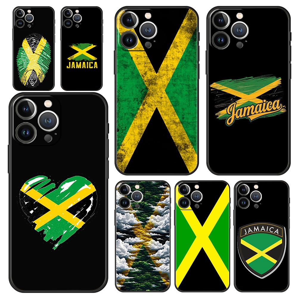 Phone Cases Jamaica - Jamaika Ulusal Bayrak Telefon Kılıfı iPhone