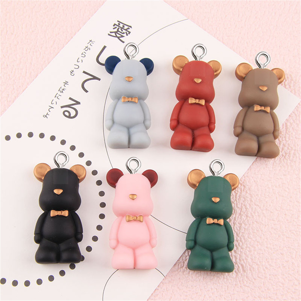 Phone Cases Websites - 10 adet yaratıcı ilmek ayı reçine