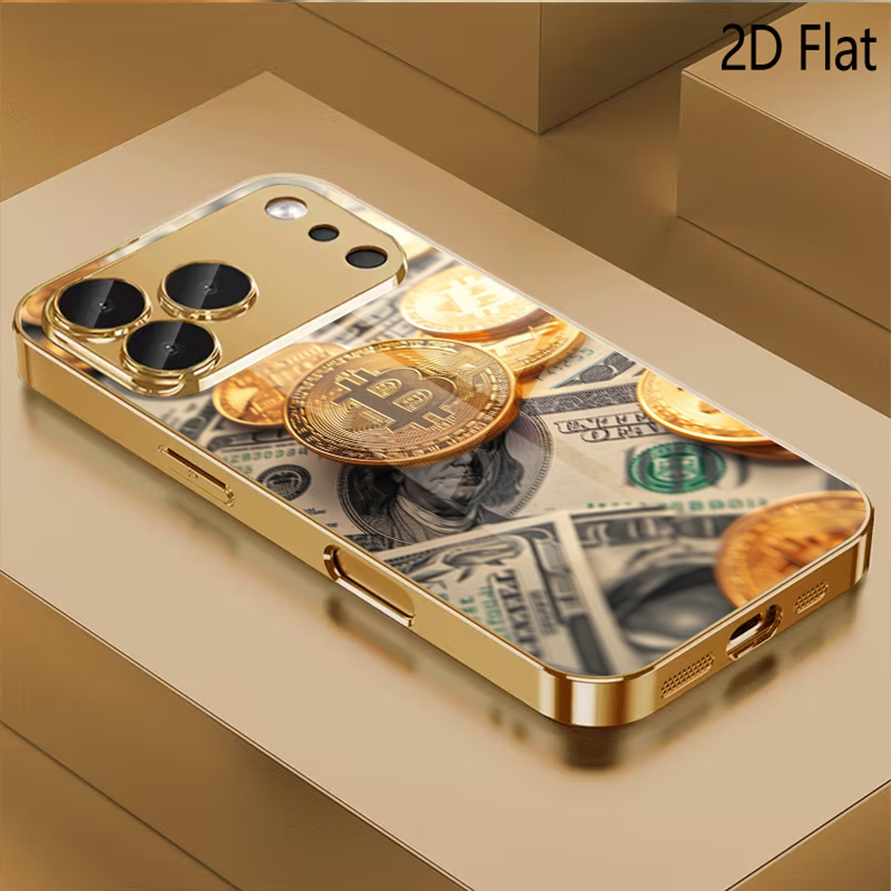 Phone Cases That Cover The Camera - Bitcoin desenli temperli cam tasarım iPhone16