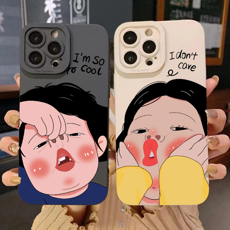 Phone Cases Xr Boys - Çizgi Film Komik Erkek Kız Çift
