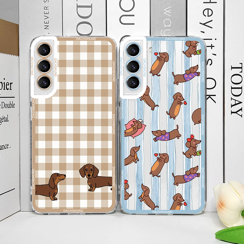Phone Cases Samsung - Sevimli Sosis Köpek Telefon Kılıfı Samsung