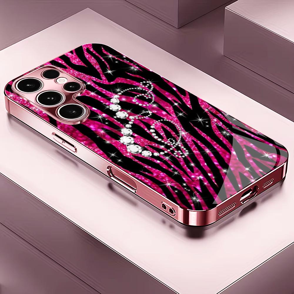 Phone Cases Zebra - Pembe moda zebra desenli TPU HD