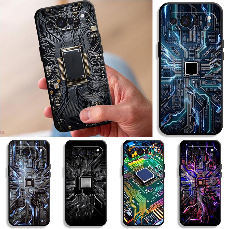 Phone Cases Google Pixel 10 - Retro devre kartı Funda telefon kılıfı