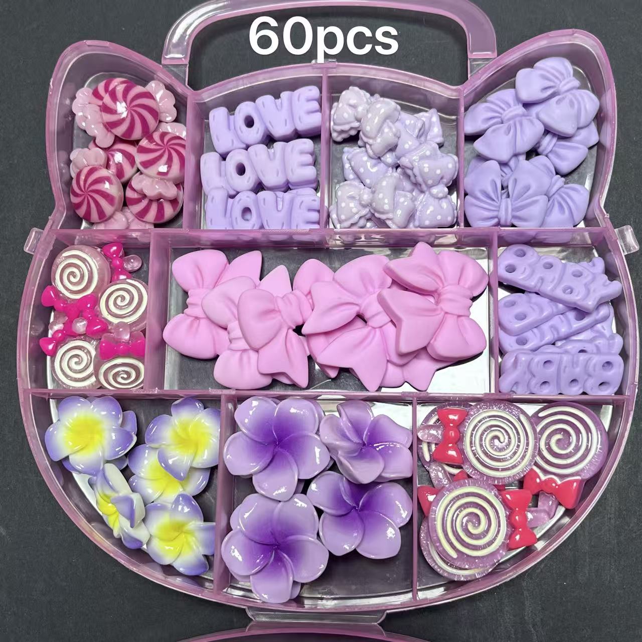 Phone Cases Junk - Bir Kutu Mor Pembe Gül Fiyonk