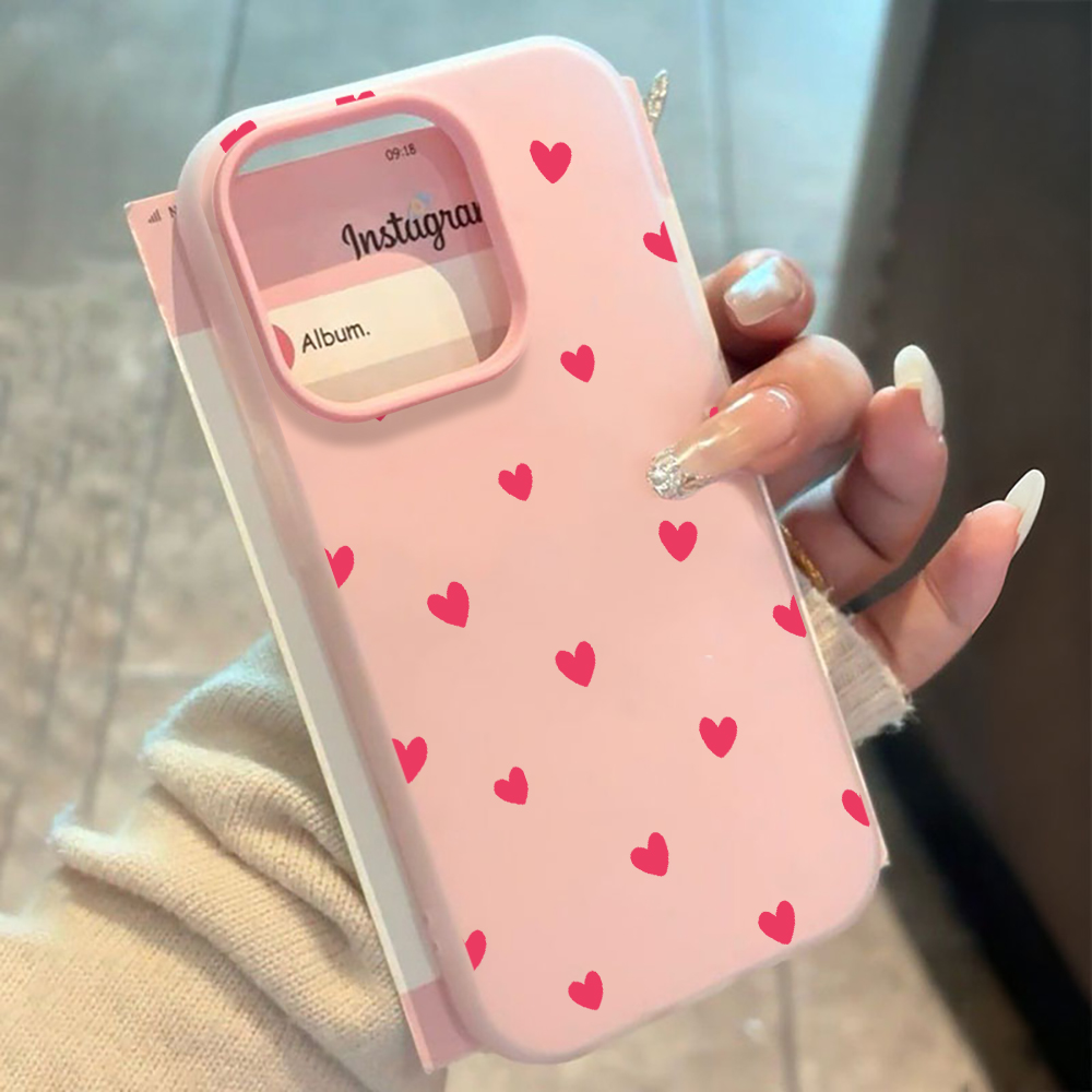 Kırmızı Kalp Desenli Telefon K - Phone Cases Red incelemesi ve fiyatı