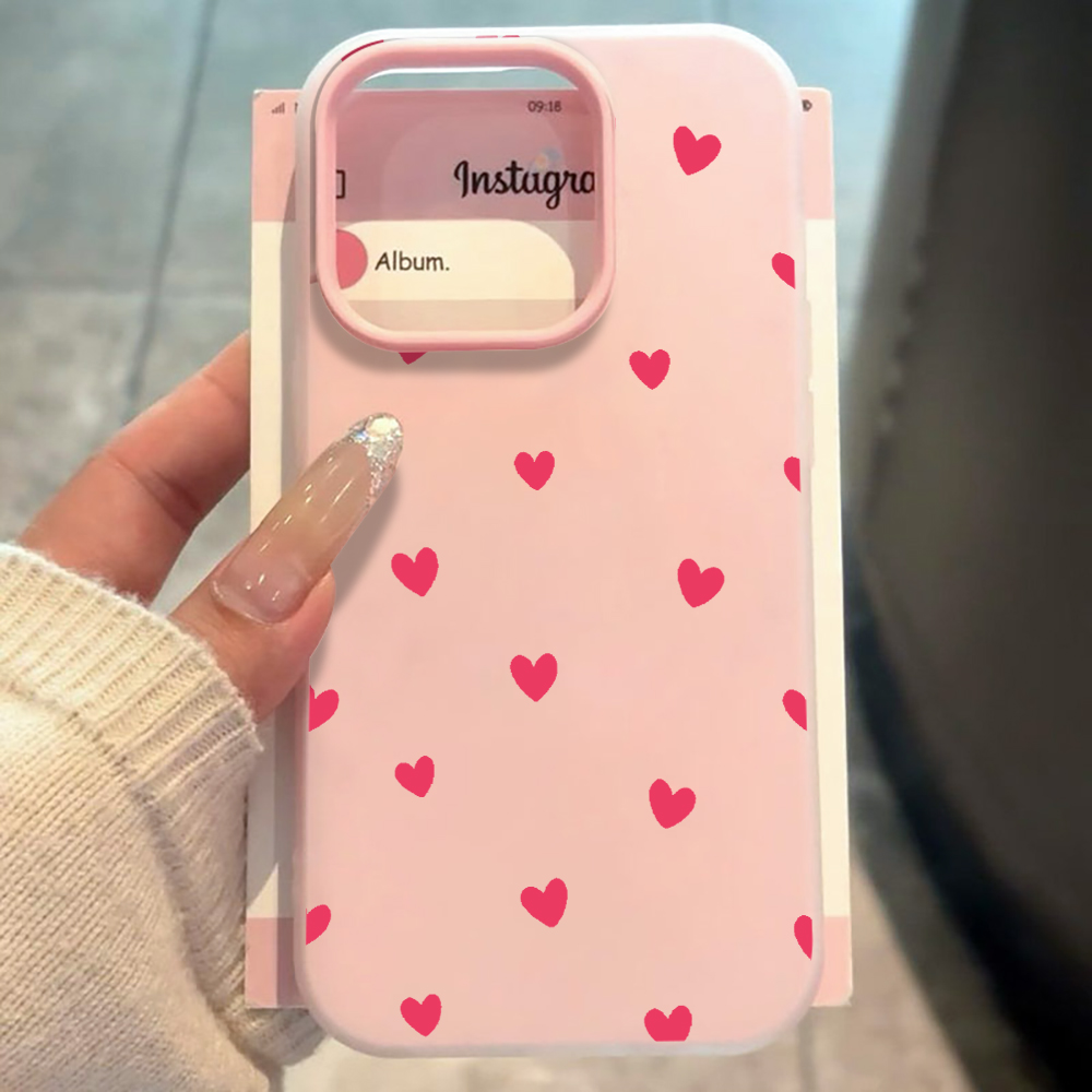 Kırmızı Kalp Desenli Telefon K - Phone Cases Red incelemesi ve fiyatı