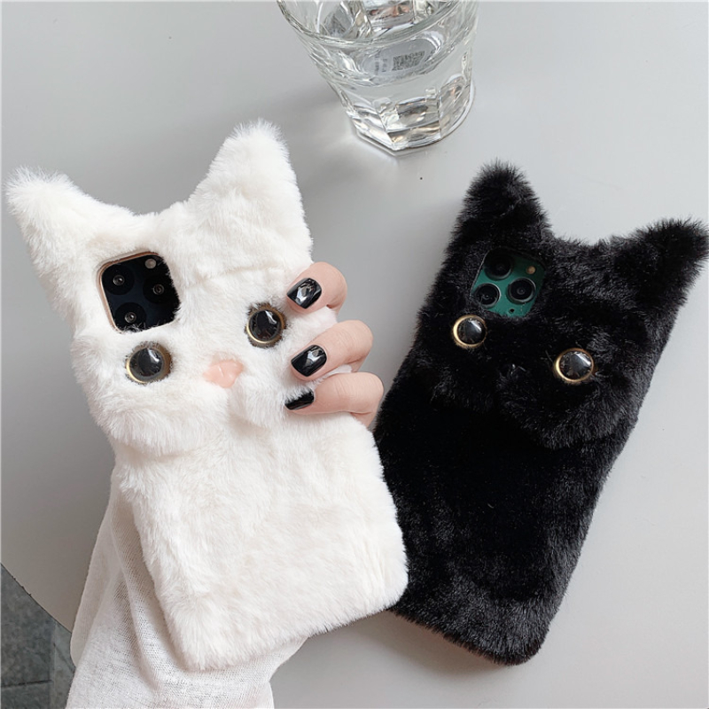 3D Sevimli Karikatür Kedi Tüyl - Phone Cases Cute Iphone 13 incelemesi ve fiyatı