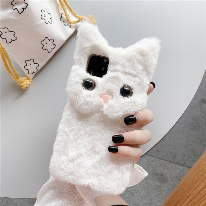 3D Sevimli Karikatür Kedi Tüyl - Phone Cases Cute Iphone 13 incelemesi ve fiyatı