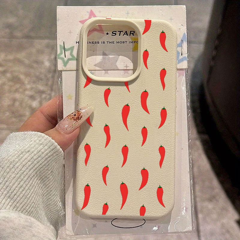 Kırmızı Biber Baskılı Telefon  - Phone Cases Red incelemesi ve fiyatı