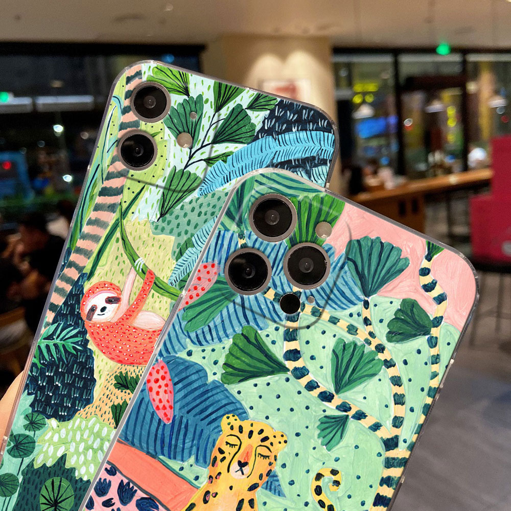 Tropikal Orman Baskı Leopar Te - Phone Cases Zebra incelemesi ve fiyatı