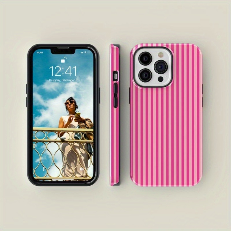 Çizgili Pembe Pembe Sert Telef - Buy Phone Cases incelemesi ve fiyatı
