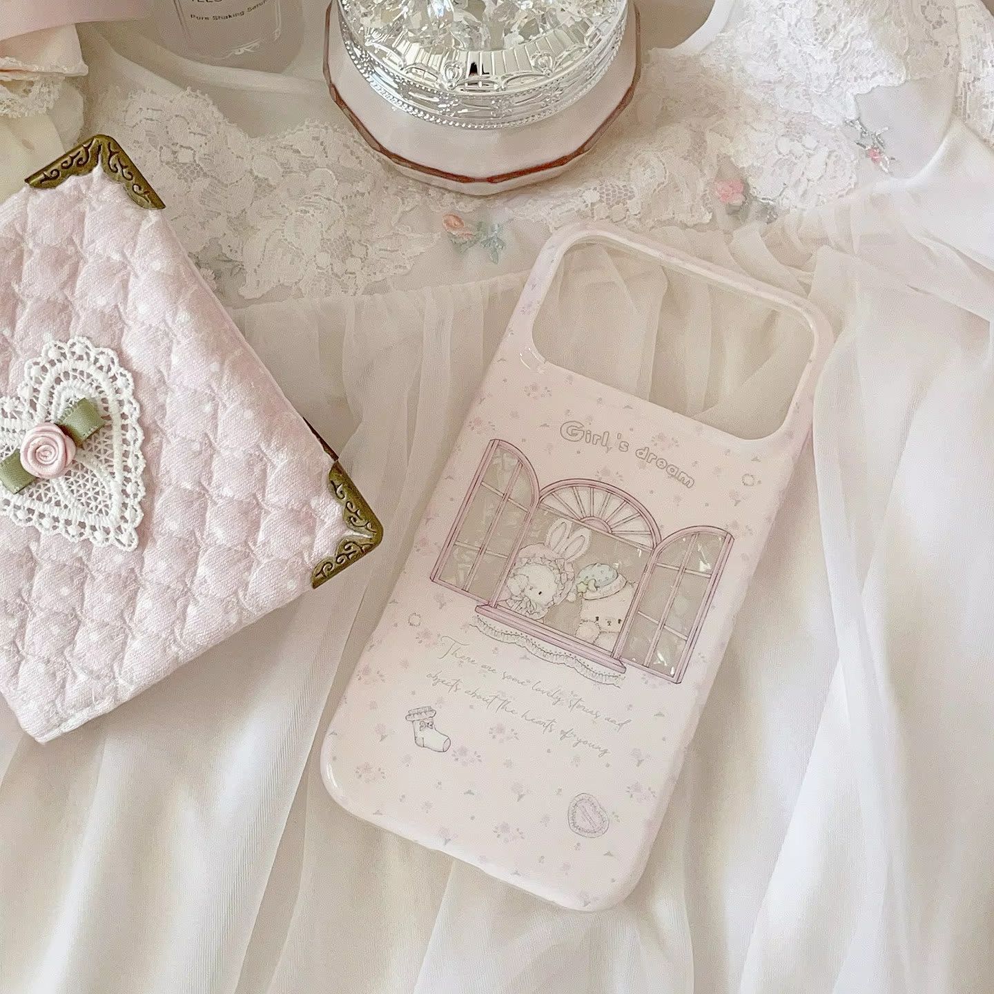 Kawaii Tavşanlı Ayılı Çiçek De - Phone Cases Kawaii incelemesi ve fiyatı
