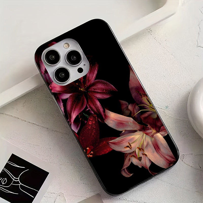 Şık Kırmızı Zambak Çiçekli Tel - Phone Cases Red incelemesi ve fiyatı