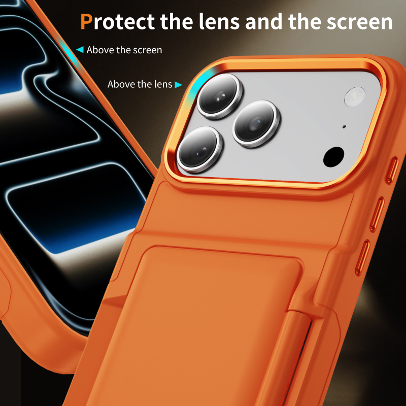 Yeni Düz Renk Buzlu PC Cüzdan  - Phone Cases That Hold Cards incelemesi ve fiyatı