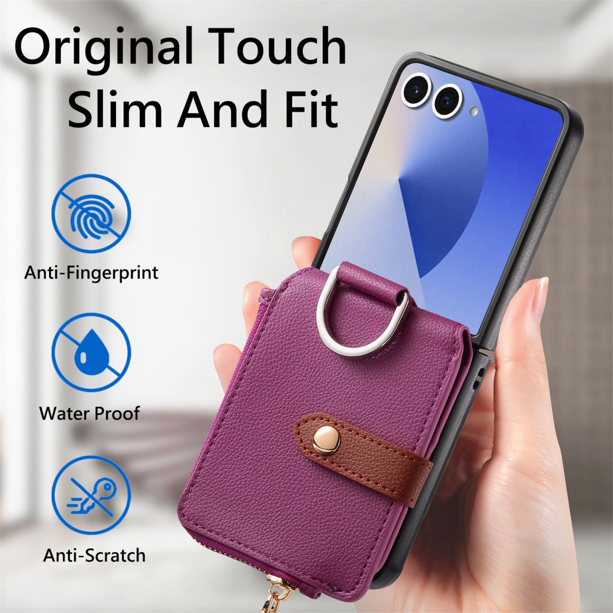 Samsung Galaxy Z Flip 8 7 6 5  - Phone Cases That Hold Cards incelemesi ve fiyatı