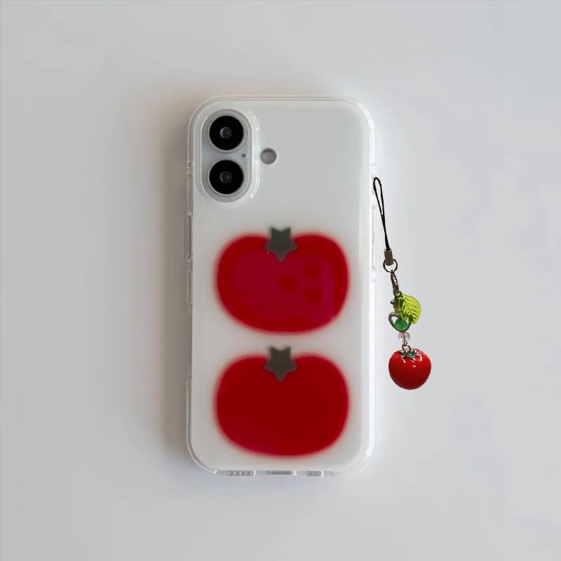Kore Tarzı İki Ted Domates Kar - Phone Cases Kawaii incelemesi ve fiyatı