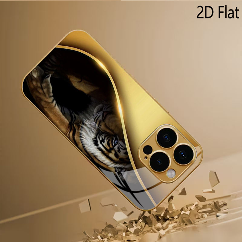 Altın Kaplan Desenli temperli  - Phone Cases That Cover The Camera incelemesi ve fiyatı