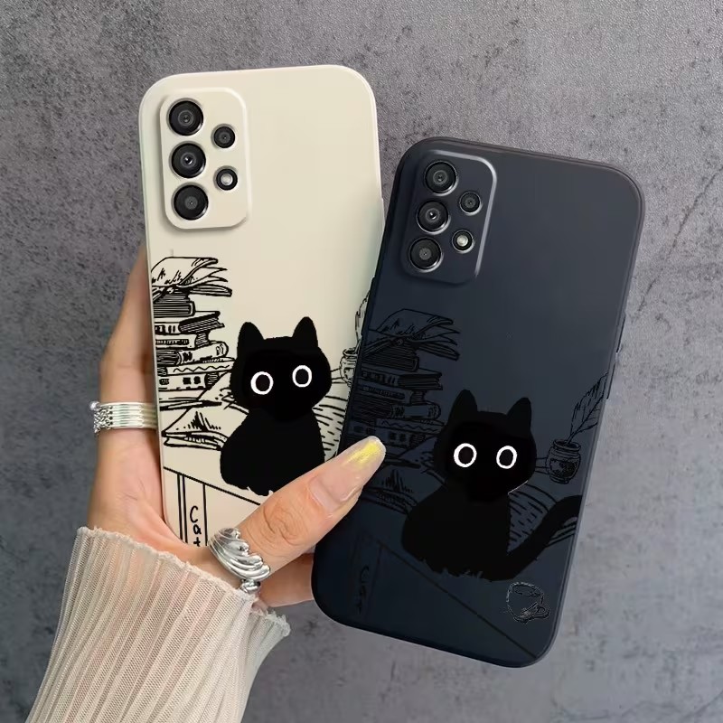 Sevimli Okuyan Siyah Kedi Dese - Phone Cases Cat incelemesi ve fiyatı