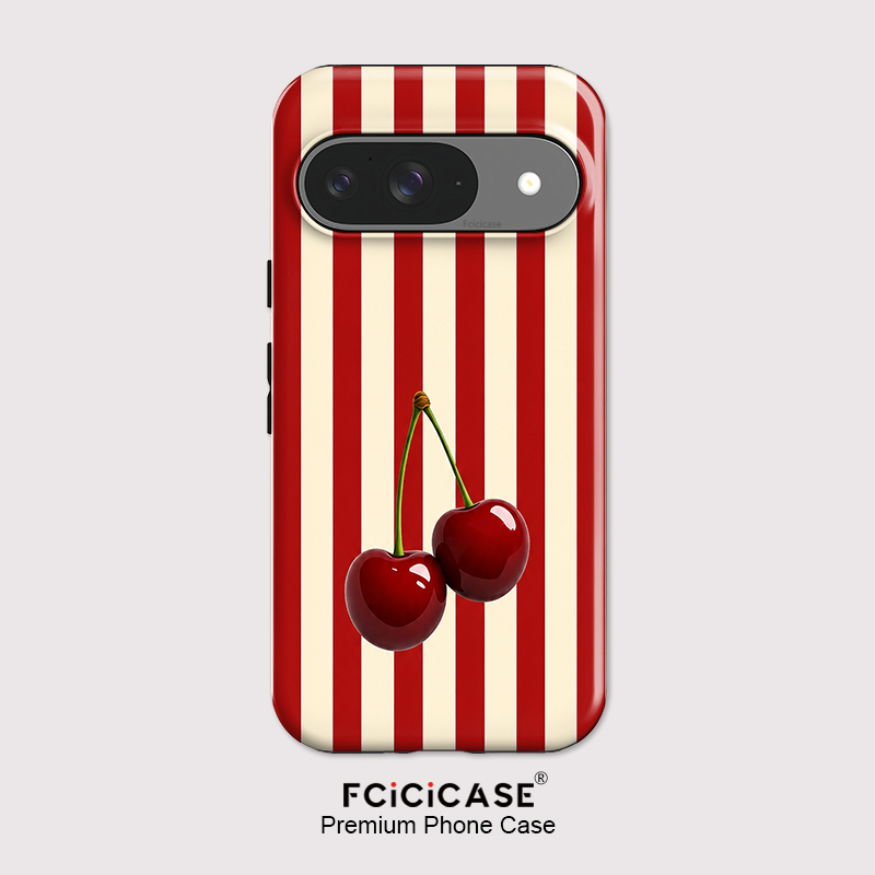 Fcicicase Kiraz Şerit Desenli  - Phone Cases Google Pixel 10 incelemesi ve fiyatı