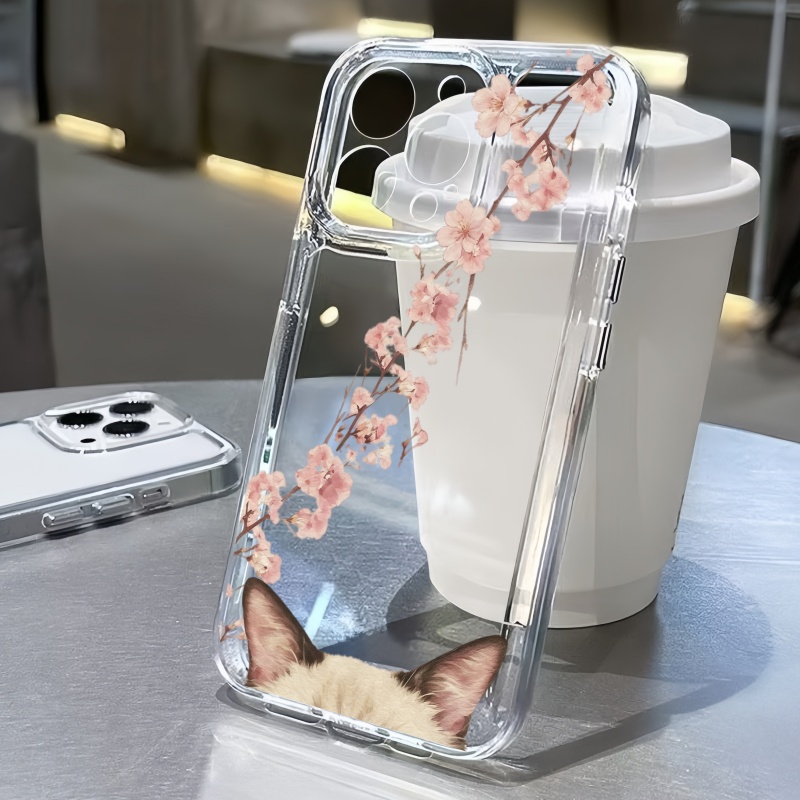 Sakura Kedi Suluboya Şık Desen - Phone Cases Cat incelemesi ve fiyatı