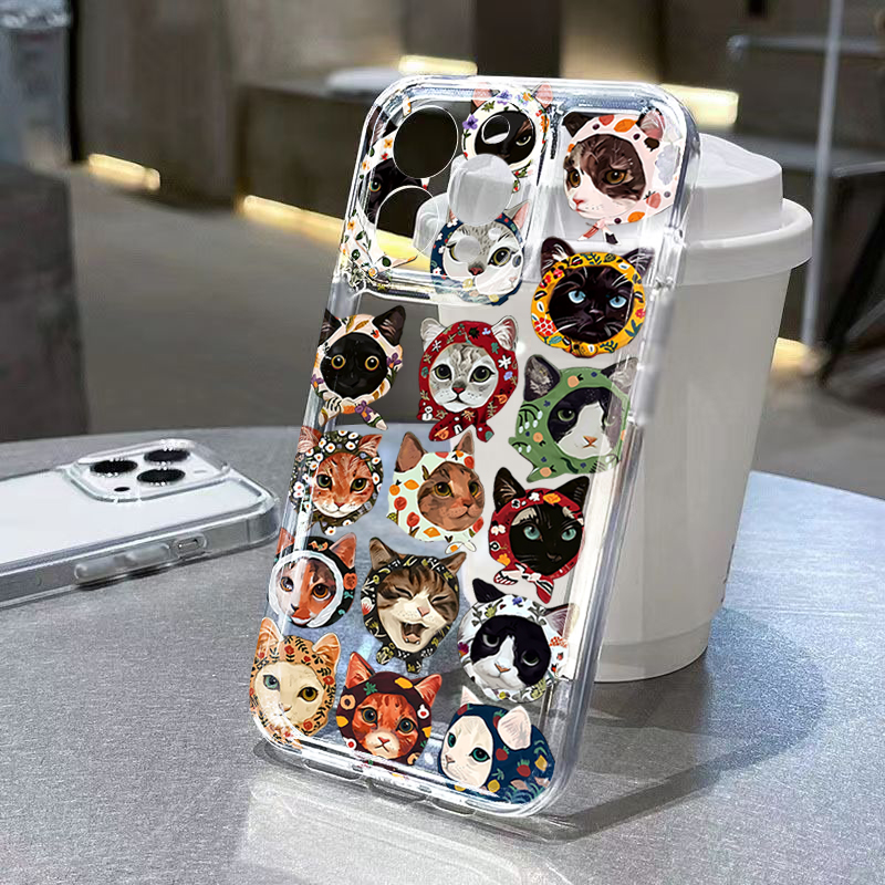 Sevimli Bandana Kedi Desenli Ş - Phone Cases Cat incelemesi ve fiyatı