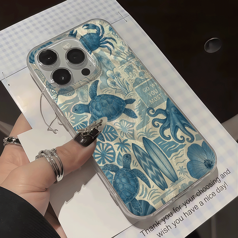 Dalga Desenli Yaz Deniz Telefo - Phone Cases That Cover The Camera incelemesi ve fiyatı