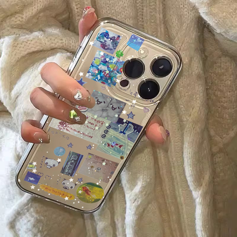 Kawaii Kolaj Çıkartmalı Şeffaf - Phone Cases Kawaii incelemesi ve fiyatı