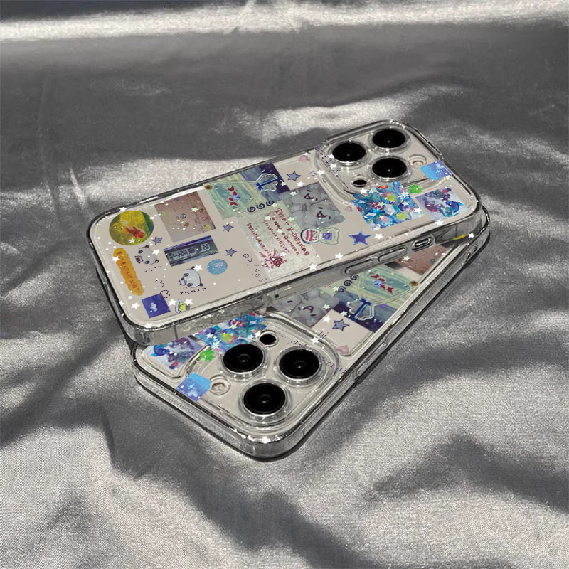 Kawaii Kolaj Çıkartmalı Şeffaf - Phone Cases Kawaii incelemesi ve fiyatı