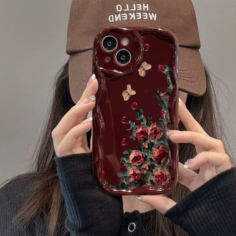 Retro Yağlı Boya Çiçek Desenli - Phone Cases Drawing incelemesi ve fiyatı